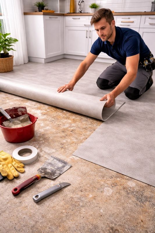 Linoleum Floor Installation in Castle Rock, CO