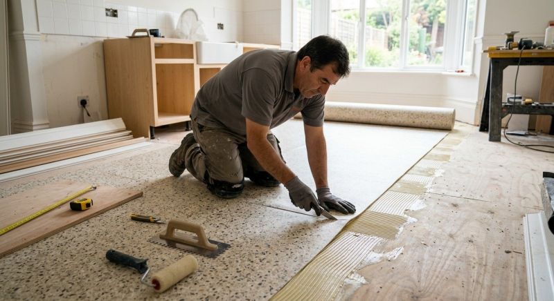 Linoleum Floor Installation in Larkspur, CO