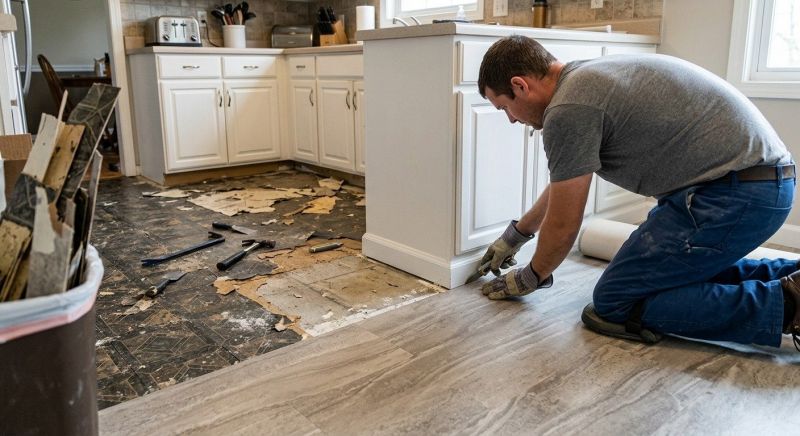 Linoleum Floor Installation in Parker, CO