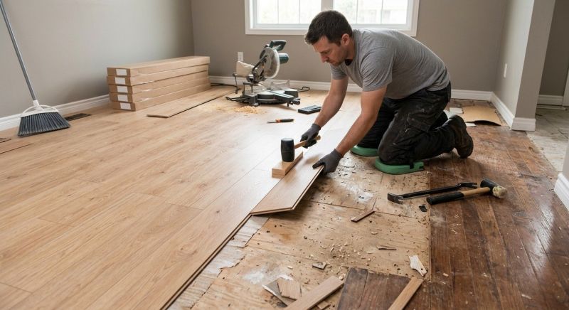 Plank Laminate Installation in Douglas County, CO