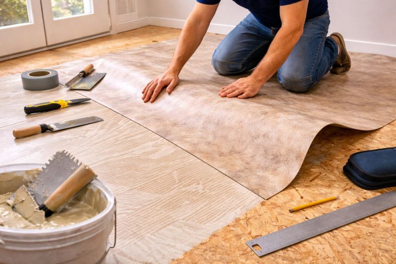 Sheet Flooring Installation in Conifer, CO