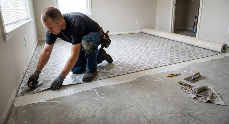 Sheet Linoleum Installation in Littleton, CO